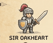 Sir Oakheart, your piece on the board